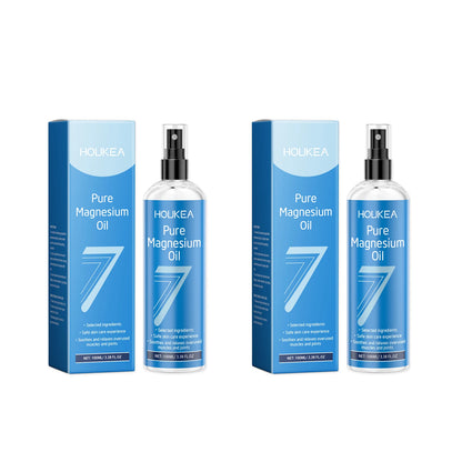Two bottles of Rejuvalit Pure Magnesium Oil Spray with retail boxes, 2-pack